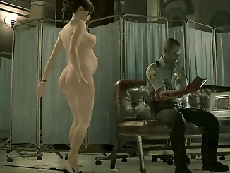Japanese Hottie in Distress: Pregnant Claire's Wild Ride in Resident Evil 2 Mod