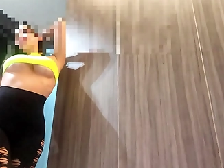 Busty Asian gal vibrates with joy in her cunt