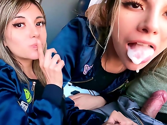 A Steamy Public Act: My ASIAN Companion Devours My DICK in BUS-PUBLIC Trailer