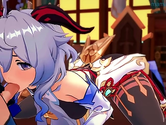 Japanese Enchantress Ganyu's Kinky Desires Revealed in New Game - Must Watch!
