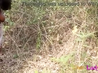 Juicy ssbbw Village Girl Gets Banged by the Alluring Watchman in the Bush with His Massive Black Cock in Africa