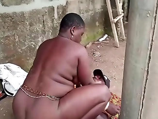 Japanese Cutie Gets Doggystyle From a Big Black Dick