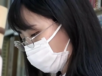 Horny customer pays Asian waitress for sex after work