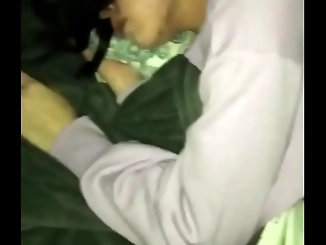 Seductive Stepdaughter Seduces Stepfather in Steamy Nighttime Fuck
