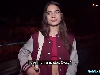 French Beauty Fulfills Her Public Fucking Fantasy with a Stranger
