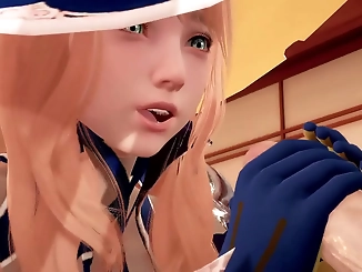 Unleash Your Inner Lust with Lisa from Genshin Impact's 3D Hentai Scene!