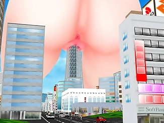 Exclusive: Watch Majestic Giantess Ride the SkyTree in Tokyo!