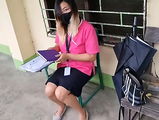 Pinay Lover Pleasure: Luscious Pinay Teacher Seduces Hot Student in University