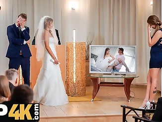 Sexy Bride Cancels Wedding with Scorching Fuck Fest for Lucky Groom!