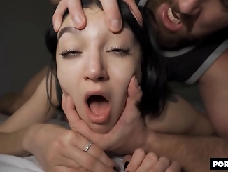 Japanese Teen Madison Quinn's Luscious Body Receives Unforgettable Pleasure from a Huge Cock during Savage Fuck