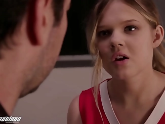 Must-Watch: Luscious Blonde Cheerleader Coco Lovelock's Cock Craziness!