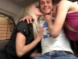 Watch as Three Sultry Women Brave the Cold in Prague to Find the Hottest Dicks!