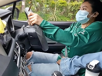 Sultry Asian Grab Driver Girl 'Fucks' for Tips: The Ultimate Ride-Sharing Experience