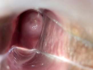 Juicy relief for her tight, wet vagina!