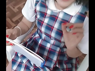Luscious Latina Academic Allure: Studying with the Teacher for an A+!
