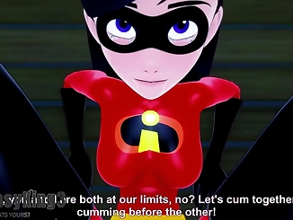 The Luscious Violet Parr Seduces You in the Park - A Must-Watch 'The Incredibles' Scene on PTRN Fantasyking3