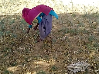 Indian Village Beauty's Luscious Chest Seduces Farmhand