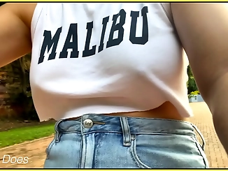 Japanese Teen Goes Braless in Public: Alluring Luscious Enchantress Makes Heads Turn!