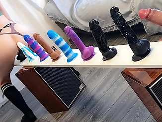 Japanese Babe's Dildo Challenge: Picking the Best Toy for the Ultimate Climax