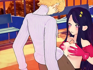 Experience the Luscious Ai Hoshino in an Oshi no Ko Playthrough with Hot Sex Scenes and a Handjob Blowjob Cumshot Finish!