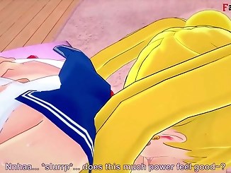 Japanese School Uniforms and Luscious Sailor Moon - A POV Experience