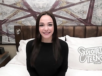 Crisp and Juicy: 18-Year-Old Cutie's Massive 32DDs - Uncover the Joy of Her Natural Boobs!