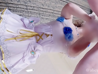 Japanese Idol Enchantress Luscious Wedding Dress Cosplay Sex