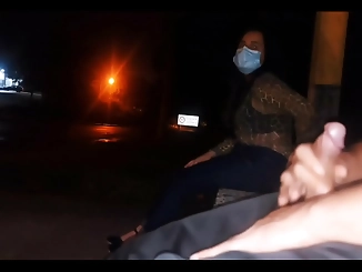 WATCH: Desperate Man Positions Himself in Front of Beautiful Woman Waiting for the Bus - What Happens Next Will Shock You!