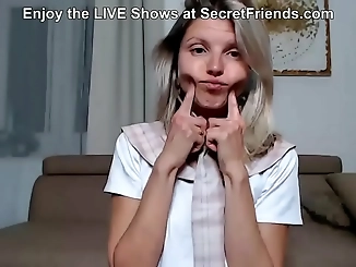 Outrageous Gina Gerson's Back From College LIVE Performance in SecretFriends!