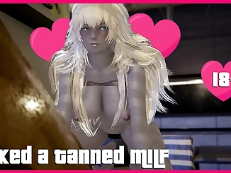 Experience the Allure of a Tanned MILF in This Jaw-Dropping Hentai Scene