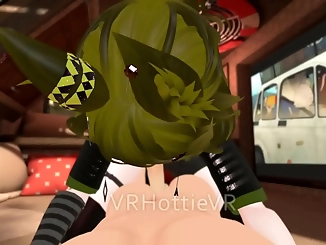 Experience the Ultimate POV Deep Throat Until You Cum with a Seductive Lap Dance in VRChat