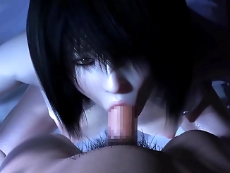 See the Hentai 3D video of a horny Japanese girl with a massive ass who craves for a long penis to cum inside