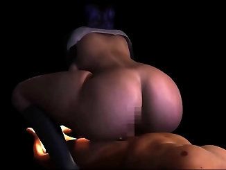 Cherish the Ghostly Lady's Insatiable Lust as She Chases Multiple Creampies on a Massive Cock!