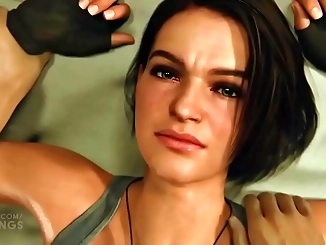 Jill Valentine's Sultry Creampie and Anal Fun with Sounds to Die For