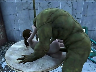 Japanese Beauty Luscious and Alluring Fuck with FO4 Mutant: Experience the Ultimate MILF Adventure!