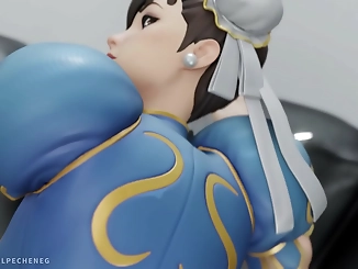 Chun-Li's Seductive Anal Creampie: Experience the Ultimate pleasure!