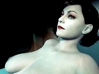 Japanese Lady Dimitrescu Fucks hard in POV Hardcore ~ Resident Evil Village Hentai Parody Unleashed
