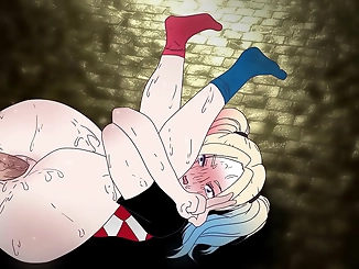 Jaw-Dropping! Harley Quinn Pounds the Clown Joker in Anime Hentai 2D Porn