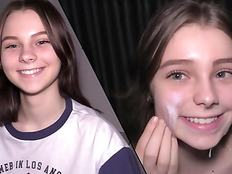 Youthful Jills Seduced By Hot Stallion, Becomes a Cum Dumpster