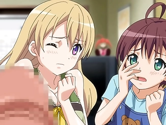 Petite Cutie Teens Enjoy a Hard Cock for the First Time - Hentai [Subtled]