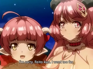 Teen Boy Ravished by Two Luscious Succubi in Sexy Threesome