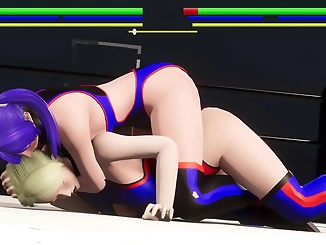 Naughty Hentai Fighting Game with New Costume: RUMBLE BLAZING!