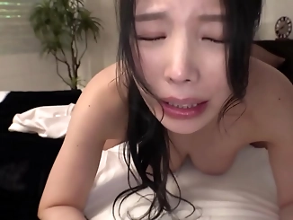 Luscious Japanese Wife with Giant Boobs Experiences First Fela Play with Younger Colleague in Company Car -
