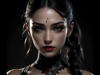 Red-hot Gothic Enchantresses Reveal Their Voluptuous Charms - AI Porn Art Sex Compilation Vol