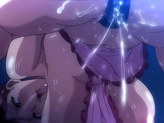 Japanese Anime Hottie with Enticing Bosom in NTR Hentai Compilation