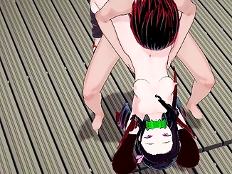 Tanjiro's Luscious Nezuko Blowjob and Handjob Gameplay: