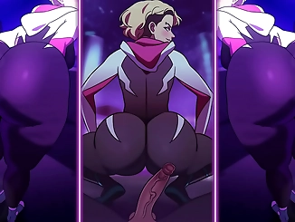 Her Enticing Ahegao HMV Revolves Around Heroic Tales