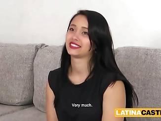 Lia Ponce's Latina Cream Pie: A First-timer's Anal Debut and Cumshot
