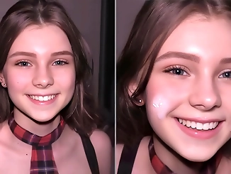 Sexy College Cutie Turned into a Human Cum Dumpster