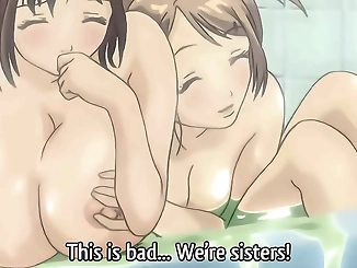 Discover the Luscious Allure of Taking a Bath Together with Step-Sisters in Hentai [Subtitled]